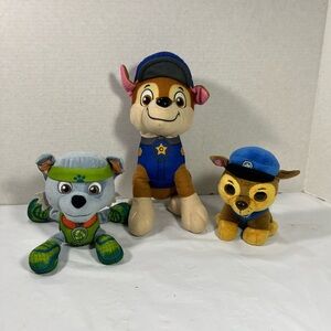 Paw Patrol Stuffed Animal:
Chase Plush
Rocky Recycle Ninja Green
Ty Police Plush